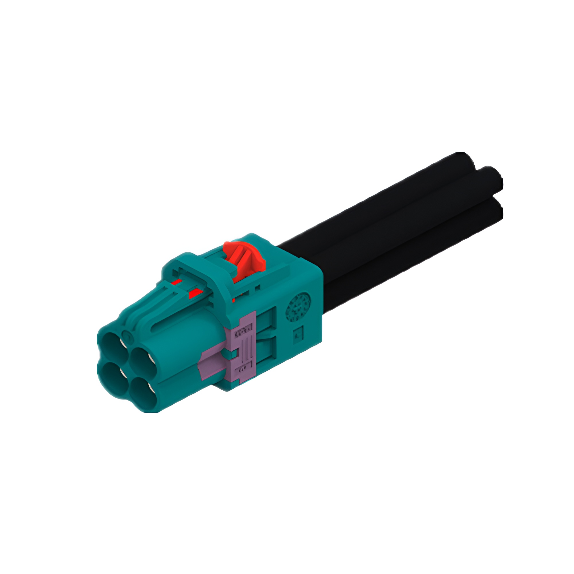 1Mini Fakra 4POL 線端防水線母