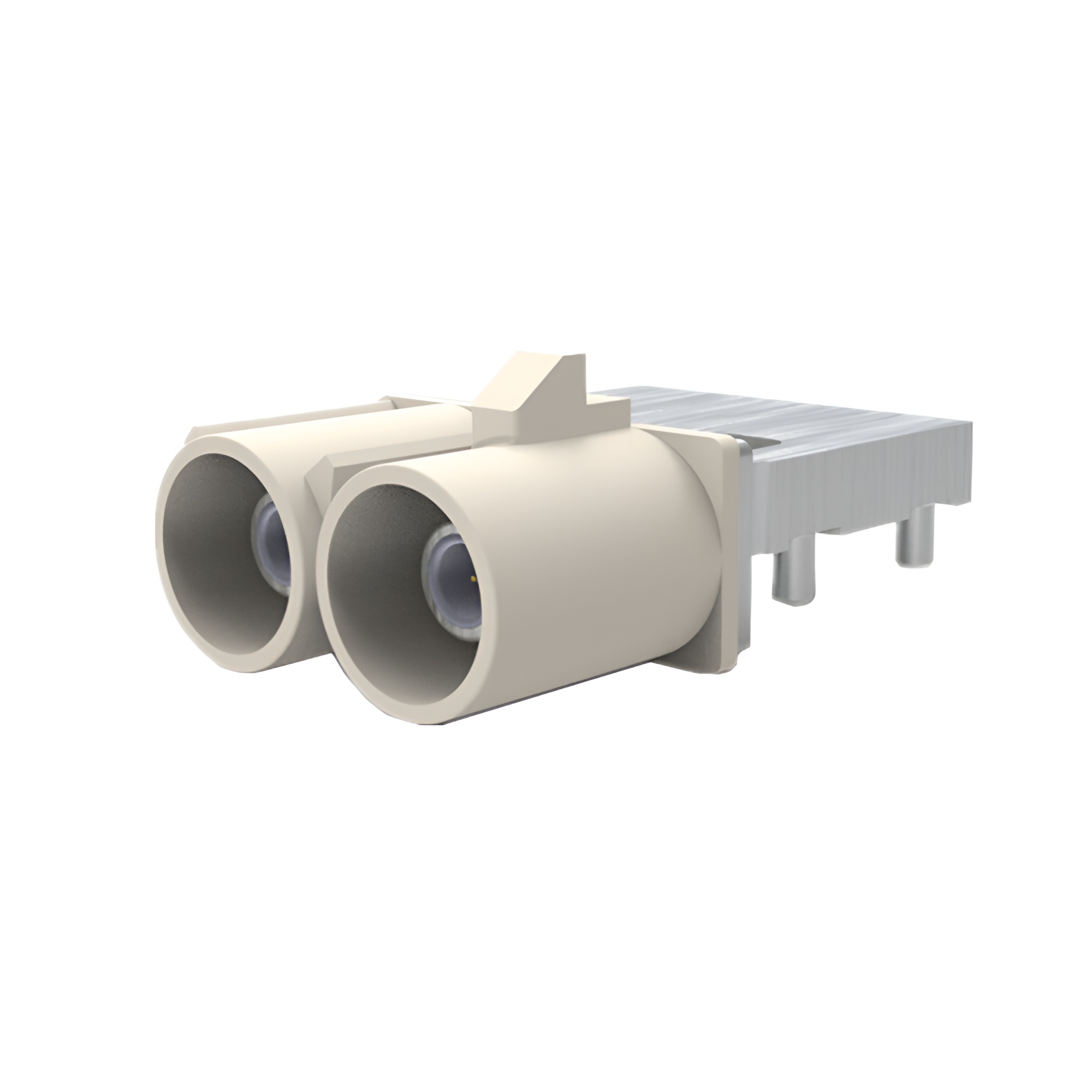 沉板Fakra板端雙pole不帶屏蔽片