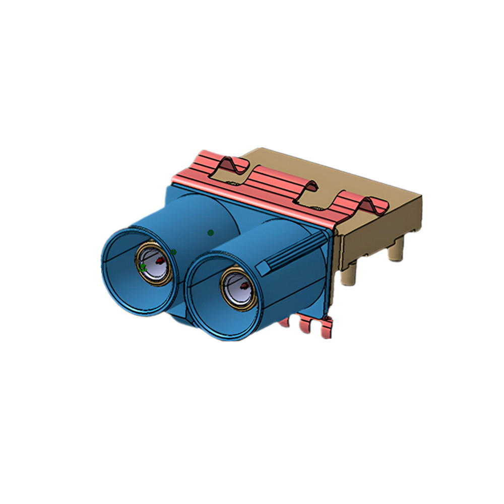 Dual Fakra with 90° shielding