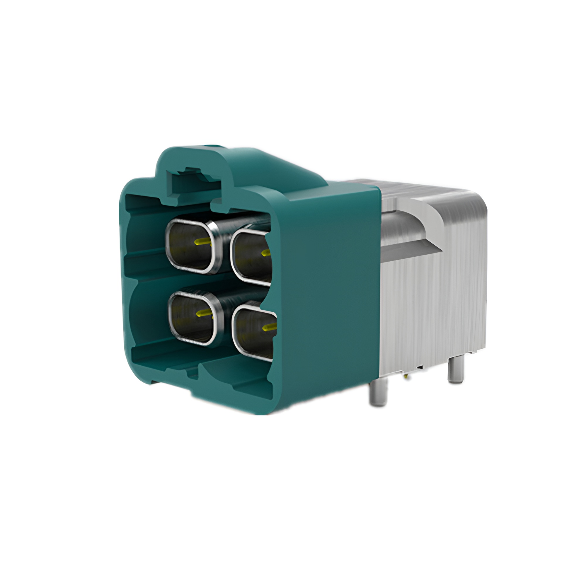 非防水以太網(wǎng)板端四胞連接器